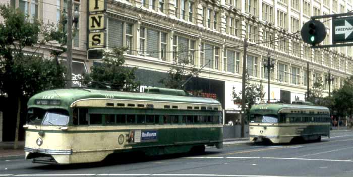 San Francisco MUNI PCC streetcar 1140